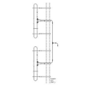 Sinclair Technologies: Dual stacked exposed dipole, 5.5 dBd, 10% Bandwidth, 62-88 MHz