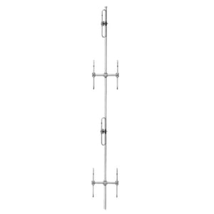 Sinclair Technologies: Dual array, exposed dipole, 6 dBd/8.5 dBd, field adj, 138-174 MHz