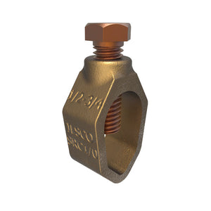 Ilsco: Permaground Bronze Ground Rod Clamp, Conductor Range