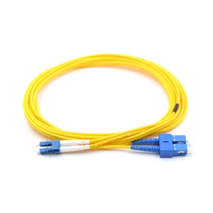 RF Industries: LC-UPC/SC-UPC x2-fiber SM Armored Microcore O