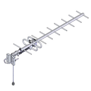 Sinclair Technologies: Broadband Yagi, 10 dBd, ABK, N(f) connector, 698-806 MHz