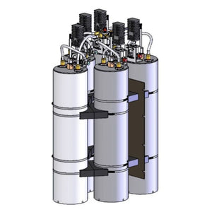 Sinclair Technologies: Combiner, 5 CH, 7" cavities, single stage isolator, 132-150 MHz