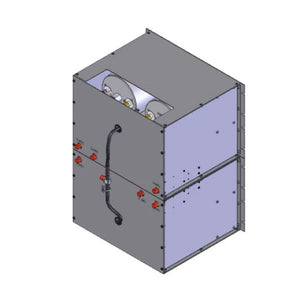 Sinclair Technologies: Combiner, 6 CH, 7" cavities, single stage isolator, 406-512 MHz, Enclosed