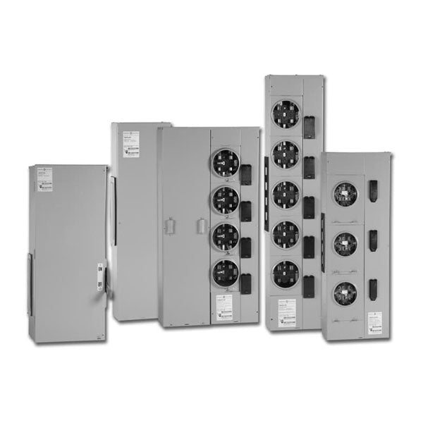 ABB: Meter Stack Module, 1200A, 2 x 225A Socket, 1PH, Ringless, NEMA3R