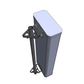 EEI: Low PIM Flagpole Collar w/ AB Bracket (Antenna Kit)