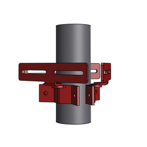 EEI: Low PIM Flagpole Collar w/ AB Bracket (Antenna Kit)