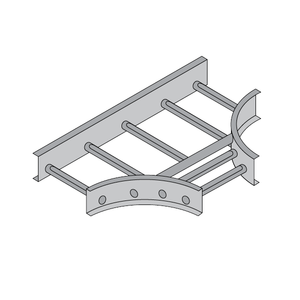 Cope: Aluminum Cable Tray, Tee (TT) 258,  24" x 24" x 36"W 1