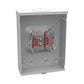 Milbank: 4 Terminal Ringless Small Closing Plate Triplex Gro