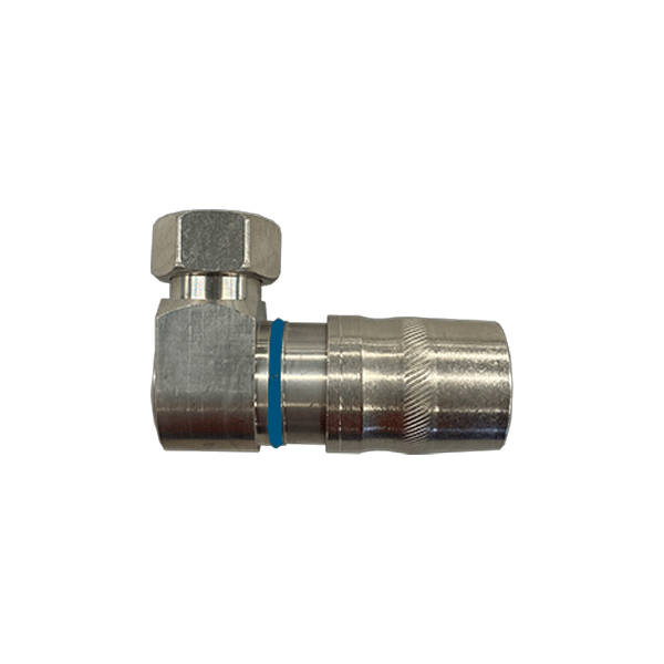 Conector Trilogy Machine JMA: 4.3-10 Right Angle Connector for 1/2