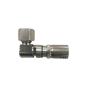 JMA: Right Angle Male Connector for 1/4" Superflexible Coax