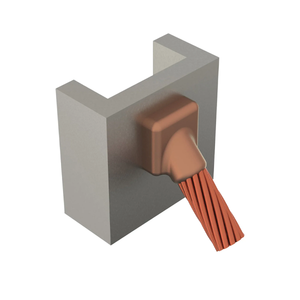 nVent: Cable to Steel, VS, Steel Pipe or Flat Surface, #4 Concentric, 24" Min Pipe