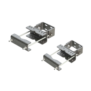 CommScope: Tapered Pipe Mount Leveling Kit, attaches up to 8" OD or 60 degree angle Tower Legs, For Pipes 2-3/8" to 4-1/2" OD, U-Bolts sold separately