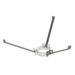 CommScope: Kicker Support Arms, 3" x 3" x 96" Angle with Connecting Brackets and Hardware for 3" to 6" square or 3-1/2" to 4-1/2" OD Stand-offs, 3 sectors