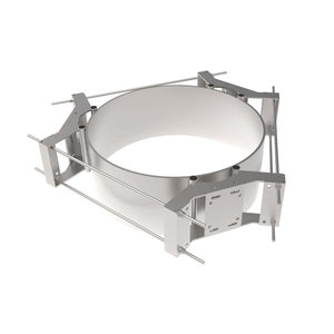 CommScope: Collar/ Ring Mount for 12" to 45" OD Monopoles With 6" x 6" x 5/8" Bolt Pattern