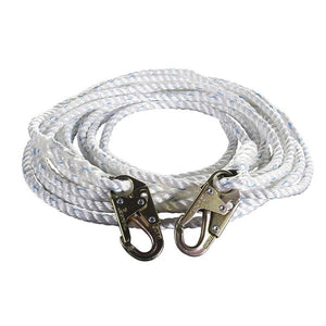 Westfall: 400FT Rope, Twisted Polyester with (2) Snaphooks,