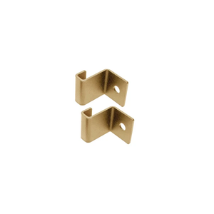 Wall Hold Down Bracket for 1-1/2", Yellow Zinc (2)