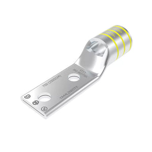 Burndy: 750 kcmil Flex, 2 Hole, 1/2" Stud, 1-3/4" Spacing, Window, Narrow Tongue