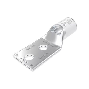 Burndy: 1000 kcmil Lug, 2 Hole, 3/8" Stud, 1" Spacing, Standard Barrel, Window