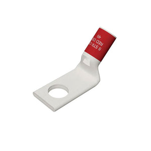 Burndy: #8 Lug, 1 Hole, 1/4" Stud, 45 Degree, Window