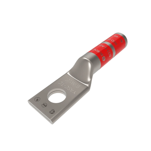 Burndy: #8 Lug, 1 Hole, #10 Stud, No Window, Long Barrel