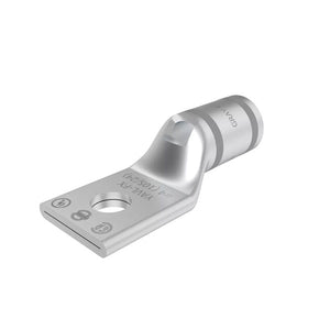 Burndy: #4 Flex Lug, 4 AWG Cu, 1 Hole, #10 Stud, With Window