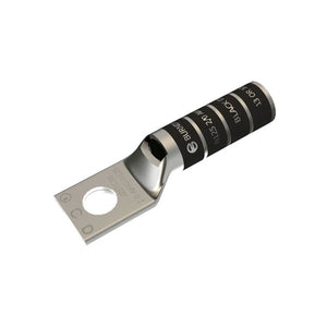 Burndy: 2/0 AWG Cu Lug, 1 Hole, 3/8" Stud, Long Barrel, With Window
