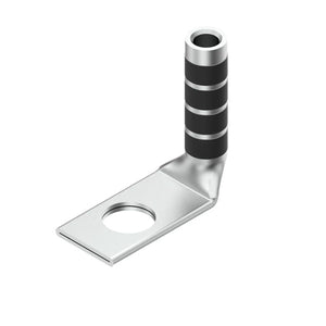Burndy: 2/0 AWG Cu Lug, 1 Hole, 1/2" Stud, Long Barrel, 90 Degree, With Window
