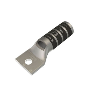 Burndy: 750 kcmil Lug, 1 Hole, 3/8" Stud, Long Barrel, With Window