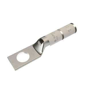 Burndy: 3 AWG Lug, 1 Hole, 3/8" Stud, Long Barrel, With Window