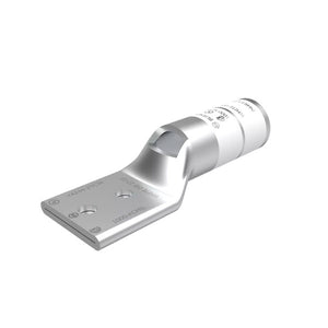 Burndy: 1000 kcmil Lug, 2 Hole, 3/8" Stud, 1" Spacing, Long Barrel, With Window