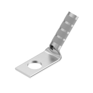 Burndy: 4 AWG Lug, 1 Hole, 1/4" Stud, Long Barrel, 45 Degree, With Window