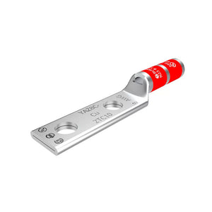 Burndy: #8 AWG, 2 Hole, #10 Stud, 5/8" Spacing, Window, Long Barrel