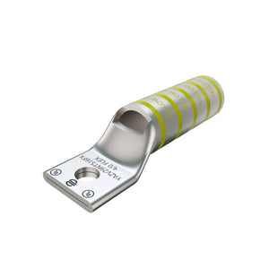 Burndy: 250 Kcmil Flex Lug, 1 Hole, 5/16" Stud, Long Barrel, No Window