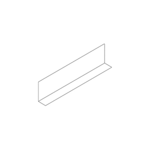 Cope: Aluminum Universal Barrier Strip, 6.25" H, 12" L