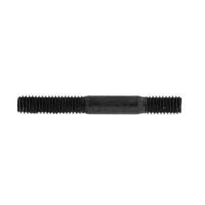 BelMetric: M6X1.0 Double End Stud, 50MM, Black Oxide