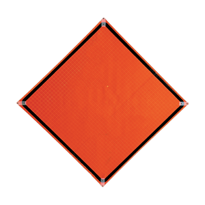 TrafFix: Vizcon Roll Up Sign, 36x36 Reflective PP HF Blank Border Only