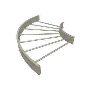Cope: Aluminum 90° Horizontal Elbow, 12W, 12R