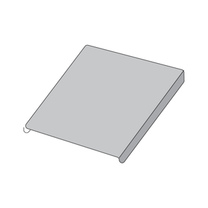 Cope: Aluminum 90° Horizontal Elbow Cover, 12W, 12R