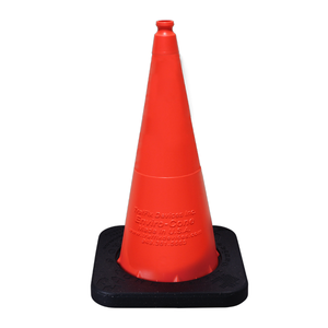 TrafFix Devices: Orange Enviro Cone, 28" w/ 10lb Base, No Reflective Collar