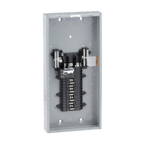 Square D: Load center, QO, 3 phase, 27 spaces, 27 circuits, 100A convertible main breaker, NEMA1