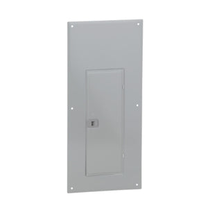 Square D: Replacement cover, Homeline, for 30 space load center, combination flush and surface, gray