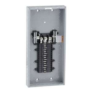 Square D: Load center, QO, 3 phase, 30 spaces, 30 circuits, 200A fixed main lugs, NEMA1, gnd bar