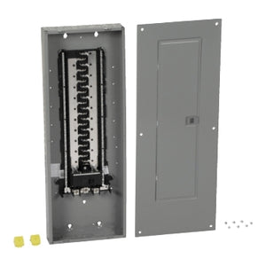 Square D: Load center, Homeline, 1 phase, 42 spaces, 84 circuits, 200A convertible main breaker, PoN, NEMA1, combo cover