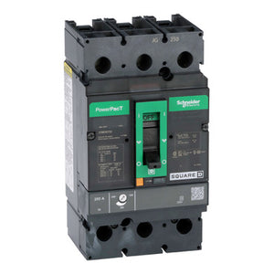 Sqaure D: Circuit breaker, PowerPacT J, 250A, 3 pole, 600VAC, 18kA, lugs, thermal magnetic, 80%