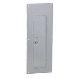 Square D: Replacement cover, QO, for 42 space load center with QDL main breaker, flush, gray
