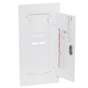 Square D: Replacement cover, QO, for 30 space load center, mono flat, combination flush and surface, white