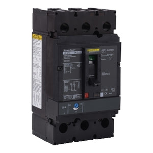 Sqaure D: Circuit breaker, PowerPacT J, 250A, 3 pole, 600VAC, 14kA, busbar, thermal magnetic, 80%