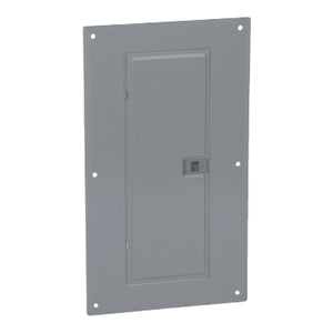 Square D: Replacement cover, Homeline, for 24 space load center, combination flush and surface, gray