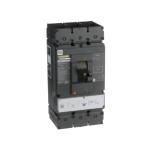 Square D: Circuit breaker, PowerPacT L, 600A, 3 pole, 500VDC, 50kA, busbar, thermal magnetic, 80%