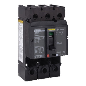 Square D: Circuit breaker, PowerPacT J, 250A, 3 pole, 600VAC, 14kA, busbar, thermal magnetic, 80%